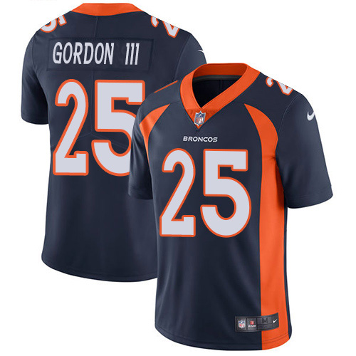 Nike Broncos #25 Melvin Gordon III Navy Blue Alternate Youth Stitched NFL Vapor Untouchable Limited Jersey