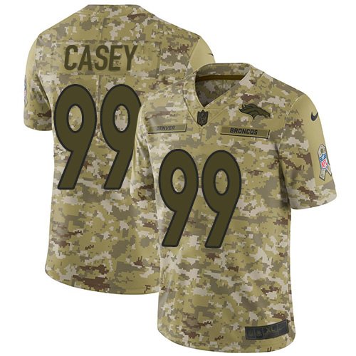 Nike Broncos #99 Jurrell Casey Camo Youth Stitched NFL Limited 2018 Salute To Service Jersey
