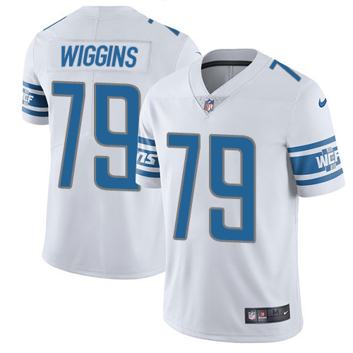 Nike Lions #79 Kenny Wiggins White Youth Stitched NFL Vapor Untouchable Limited Jersey