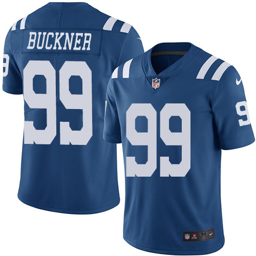 Nike Colts #99 DeForest Buckner Royal Blue Youth Stitched NFL Limited Rush Jersey