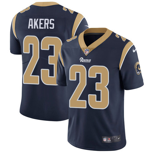 Nike Rams #23 Cam Akers Navy Blue Team Color Youth Stitched NFL Vapor Untouchable Limited Jersey