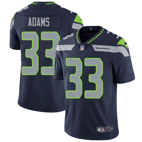 Nike Seahawks #33 Jamal Adams Steel Blue Team Color Youth Stitched NFL Vapor Untouchable Limited Jersey