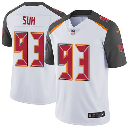 Nike Buccaneers #93 Ndamukong Suh White Youth Stitched NFL Vapor Untouchable Limited Jersey