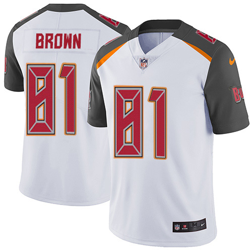 Nike Buccaneers #81 Antonio Brown White Youth Stitched NFL Vapor Untouchable Limited Jersey