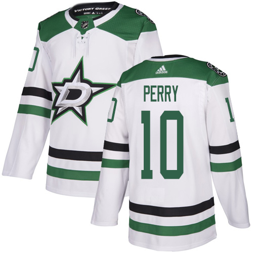 Adidas Stars #10 Corey Perry White Road Authentic Youth Stitched NHL Jersey