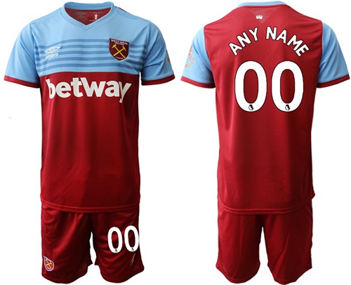 West Ham United Personalized Home Soccer Club Jersey