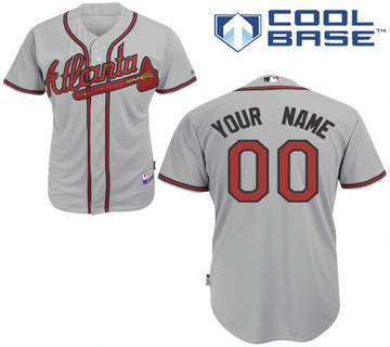 Cheap Atlanta Braves Authentic Personalized Road Cool Base Jersey For Sale