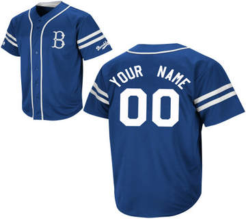 Cheap Brooklyn Dodgers Personalized Cooperstown Heater Jersey For Sale