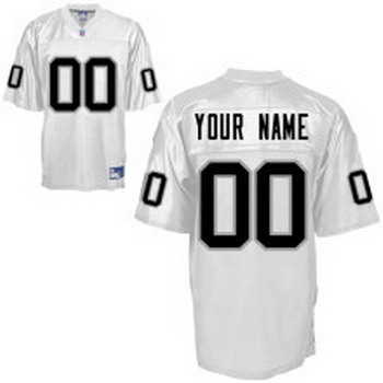 Cheap Oakland Raiders Customized Jerseys White For Sale