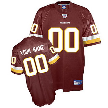Cheap Washington Redskins Customized Jerseys red For Sale