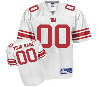 Cheap New York Giants Customized Jerseys white For Sale