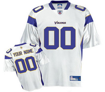 Cheap Minnesota Vikings Customized Jerseys white For Sale