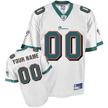 Cheap Miami Dolphins Customized Jerseys white For Sale