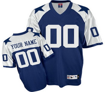 Cheap Dallas Cowboys Customized Jerseys Throwback blue Jersey For Sale
