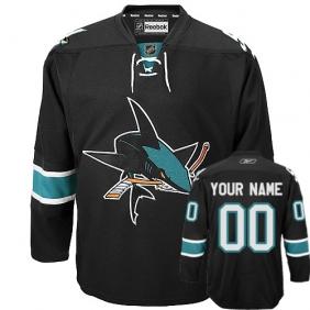 Cheap San Jose Sharks Third Personalized Authentic Black Jersey For Sale