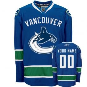Cheap Vancouver Canucks Personalized Authentic Blue Jersey For Sale