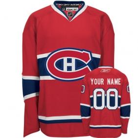 Cheap Montreal Canadiens Personalized Authentic Red Jersey For Sale