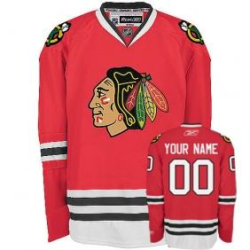 Cheap Chicago Blackhawks Personalized Authentic Red Jersey For Sale