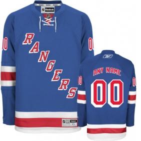 Cheap New York Rangers Personalized Authentic Blue Jersey For Sale