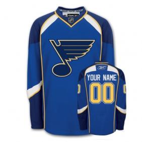 Cheap St. Louis Blues Personalized Authentic Blue Jersey For Sale