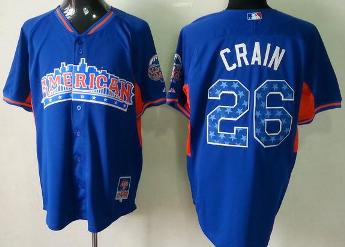 Cheap 2013 MLB ALL STAR American League Chicago White Sox 26 Jesse Crain Blue MLB Jerseys For Sale