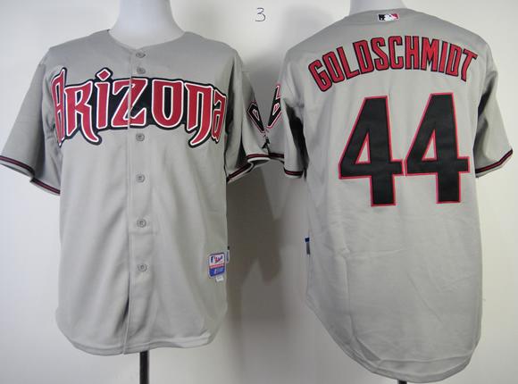Cheap Arizona Diamondbacks 44 Paul Goldschmidt Grey Cool Base MLB Jerseys For Sale