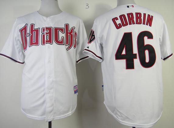 Cheap Arizona Diamondbacks 46 Patrick Corbin White Cool Base MLB Jerseys For Sale