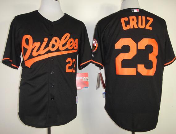 Baltimore Orioles 23 Nelson Cruz Black MLB Baseball Jersey