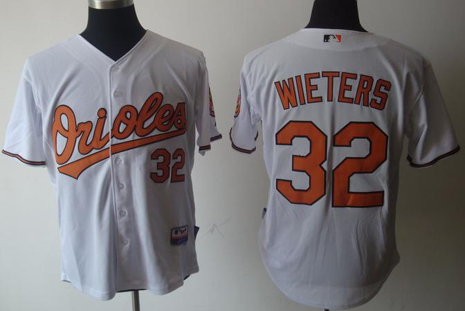 Cheap Baltimore Orioles 32 Wieters White Jerseys For Sale