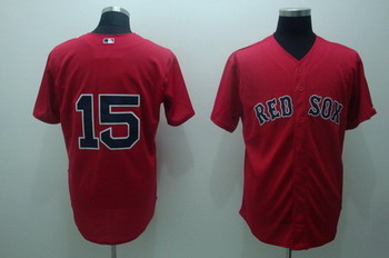Cheap Boston Red Sox 15 DUSTIN PEDROIA Red cool base Jerseys For Sale