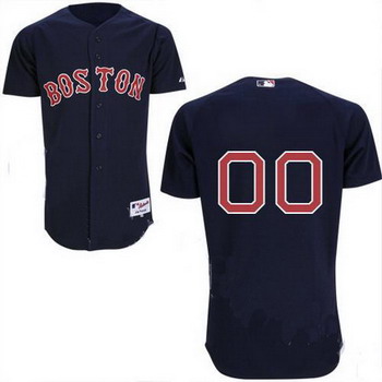 Cheap Boston Red Sox Stitched Dark Blue Blank Baseball Jersey For Sale