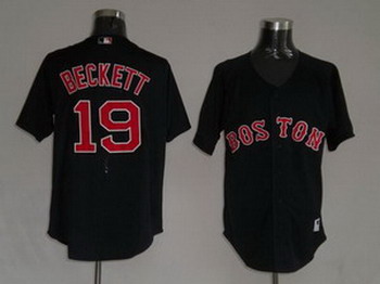 Boston Red Sox 19 Beckett Navy blue