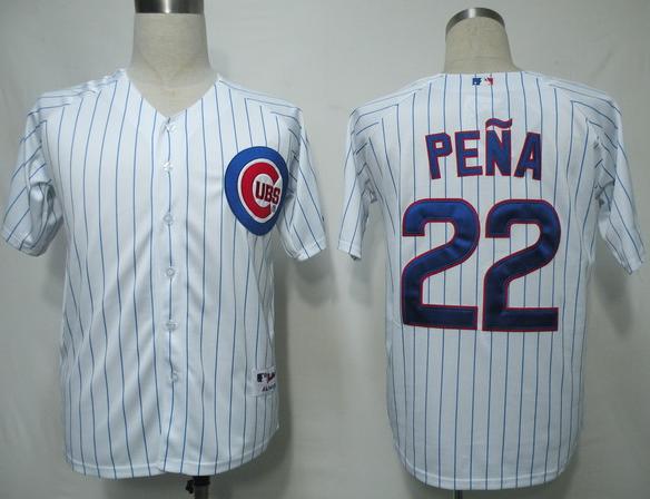 Cheap Chicago Cubs 22 Pena White MLB Jersey For Sale