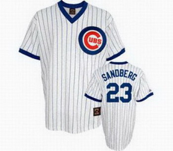 Cheap Chicago Cubs Sandberg 23 White 3 patch For Sale