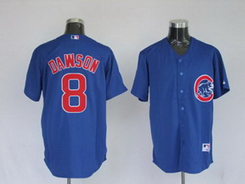 Cheap Chicago Cubs 8 Dawson Blue Jerseys For Sale