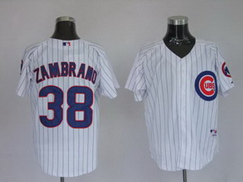 Cheap Chicago Cubs 38 Zambrono Pinstripe For Sale