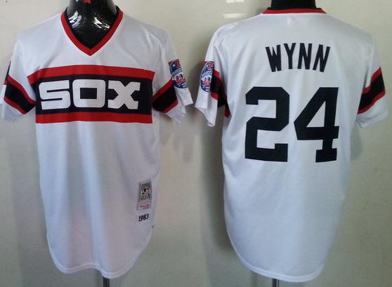 Cheap Chicago White Sox 24 Early Wynn White Throwback M&N MLB Jerseys For Sale
