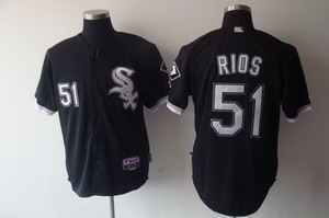 Cheap Chicago White Sox 51 Alex Rios black Baseball Jersey For Sale