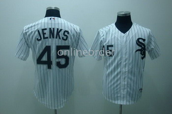 Cheap Chicago White Sox 45 jenks white jerseys For Sale