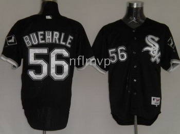 Cheap Chicago White Sox Mark Buehrle 56 Black For Sale
