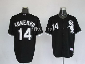 Cheap Chicago White Sox 14 Paul Konerko black For Sale