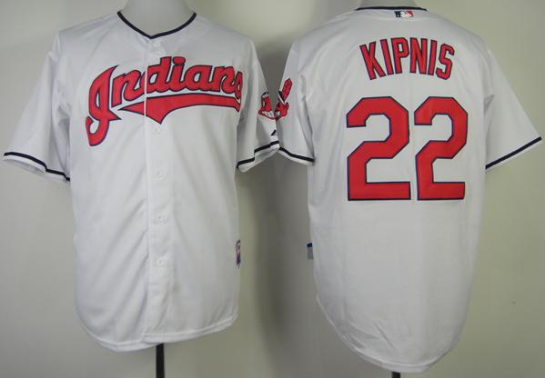 Cheap Cleveland Indians 22 Jason Kipnis White Cool Base MLB Jerseys For Sale