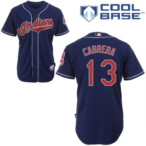 Cheap Cleveland Indians 13 Cabrera Blue Jerseys For Sale
