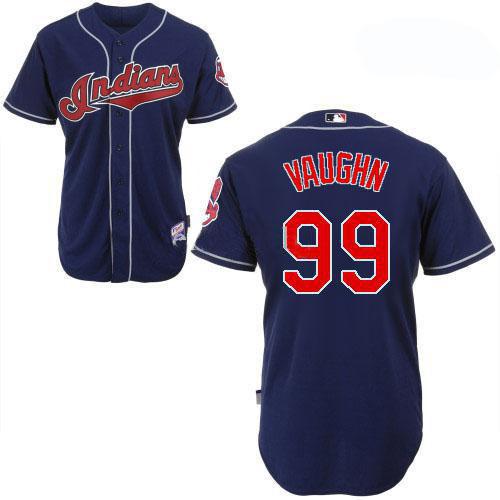 Cheap Cleveland Indians 99 Vaughn Blue Jerseys For Sale