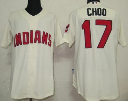 Cheap Cleveland Indians 17 Choo Cream MLB Jerseys For Sale