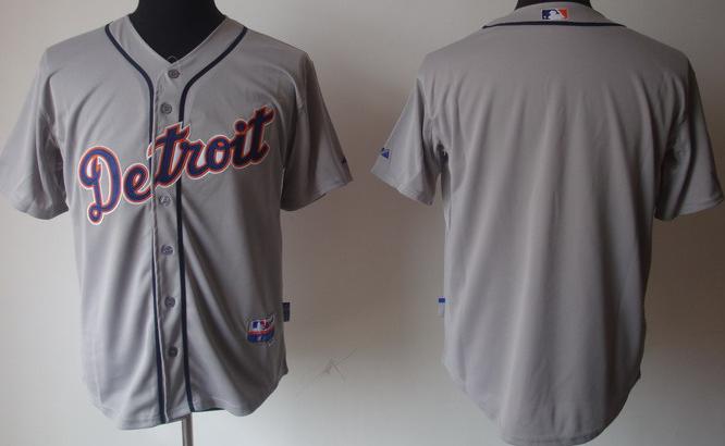 Cheap Detroit Tigers Blank Grey MLB Jersey For Sale