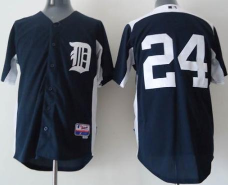 Cheap Detroit Tigers 24 Cabrera Navy Blue Jersey For Sale
