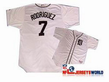 Cheap Detroit Tigers 7 Ivan Rodriguez White Jerseys For Sale