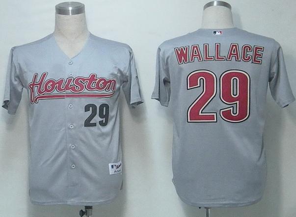 Cheap Houston Astros 29 Wallace Grey MLB Jersey For Sale