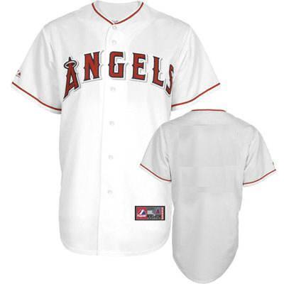 Cheap Los Angeles Angels Blank White Jersey For Sale